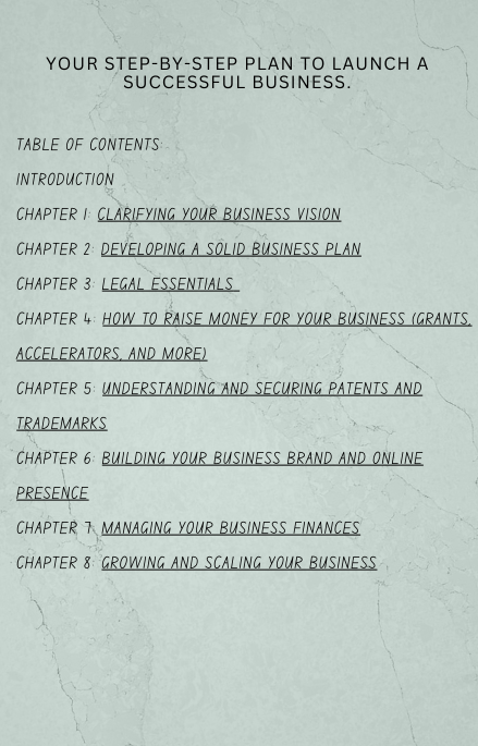 The Empowered Woman's Guide to Starting a Business E-Book